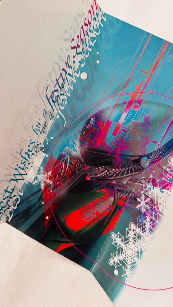 Cosmic Bride postcard from Syd Mead 