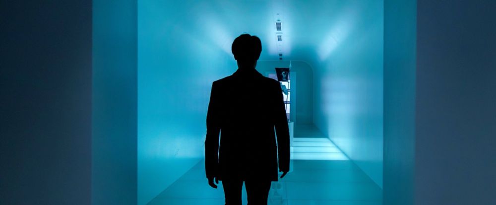 Hideo Kojima back shot. 