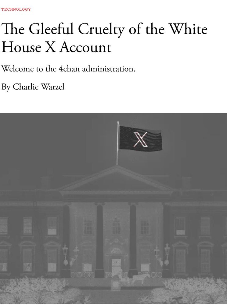 The Gleeful Cruelty of the White House X Account. The Atlantic.