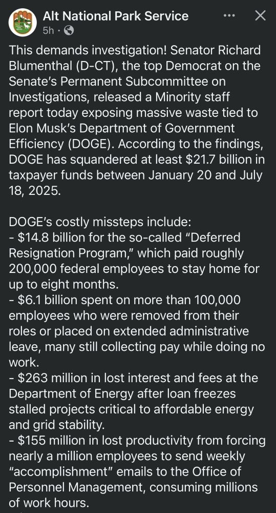 Sen. Blumenthal uncovers $21B wasted by DOGE. 