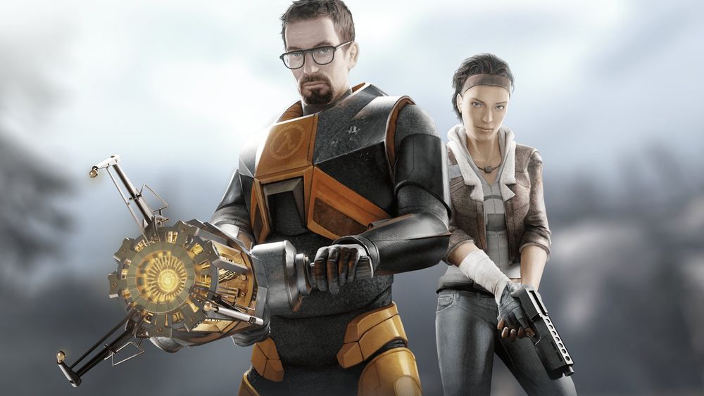 Gordon Freeman and Alyx Vance
