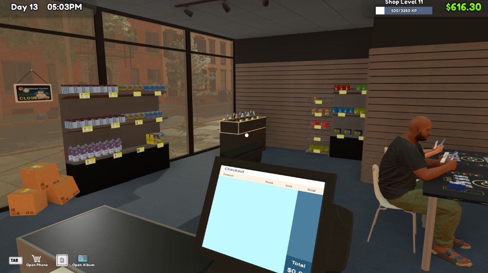 A screenshot of TCG Card Shop Sim