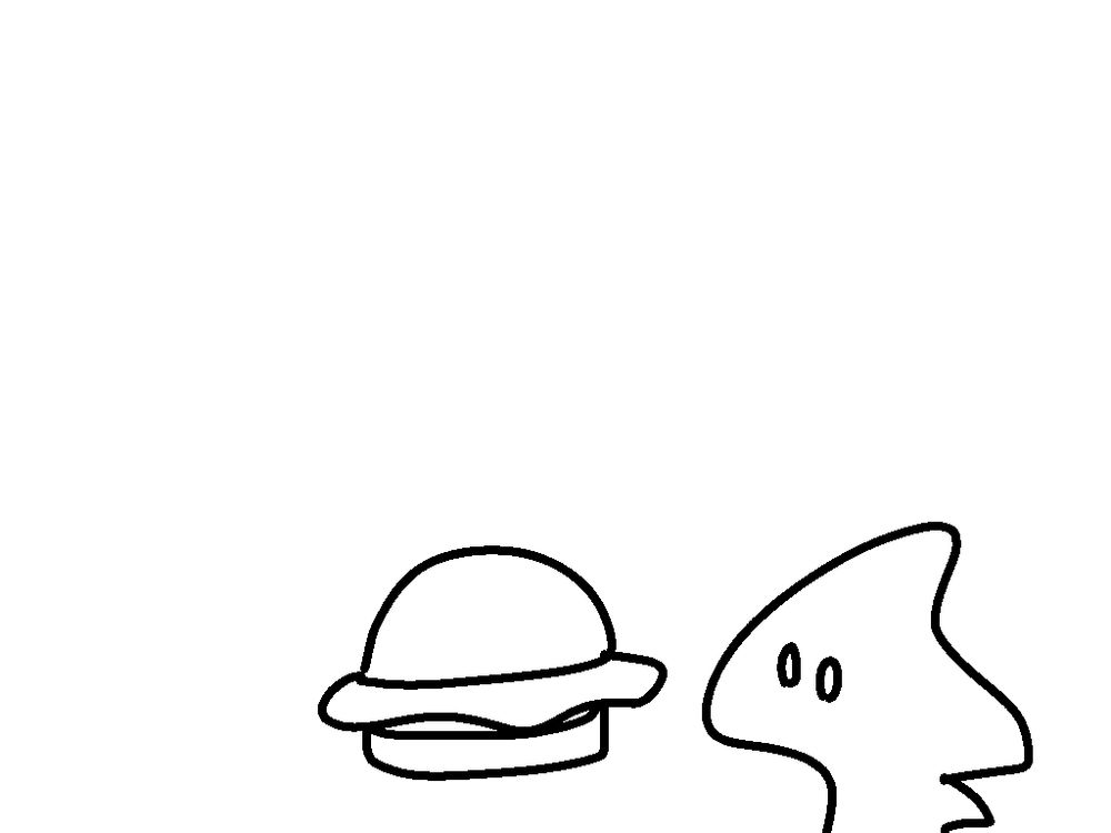 the specimen notices a particular floating cheeseburger