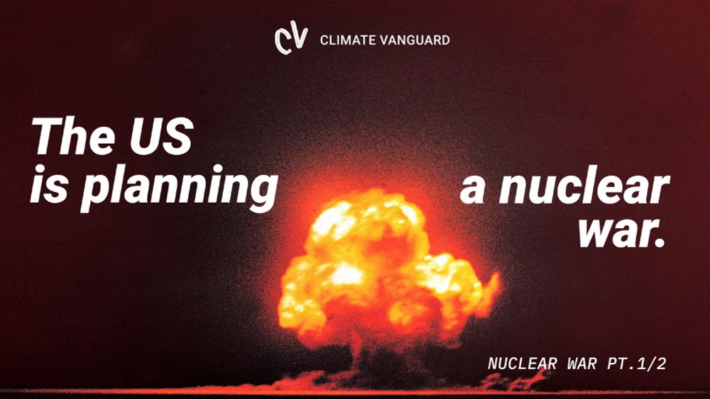 The US is planning a nuclear war.

Nuclear War Pt. 1/2