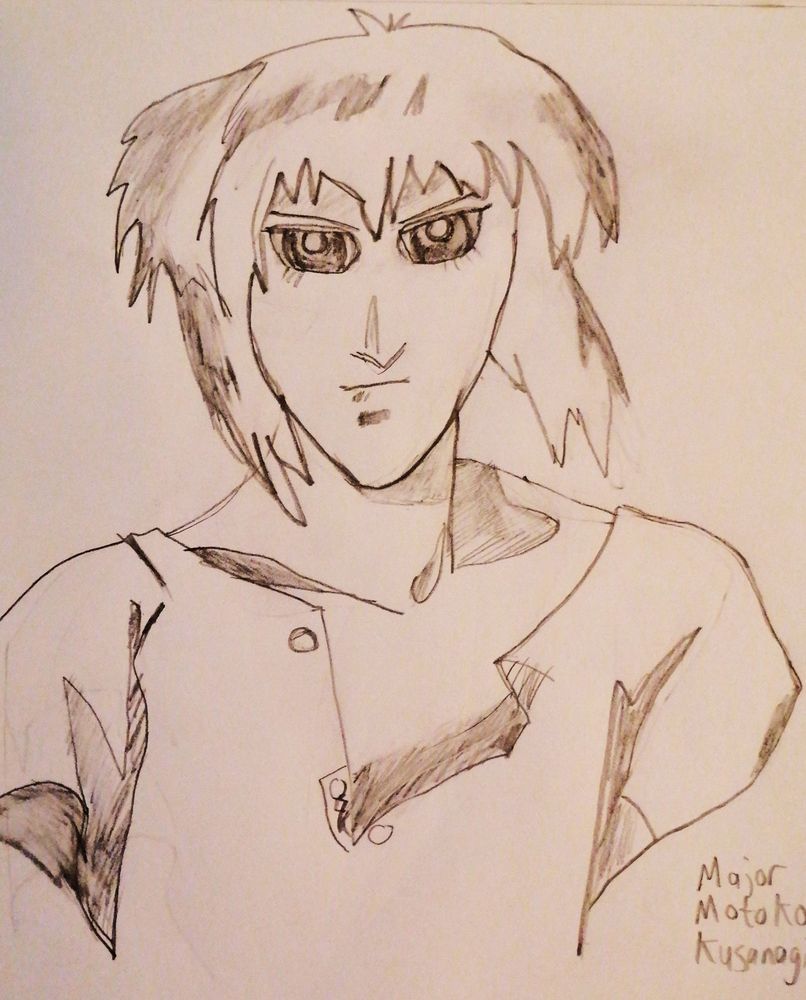 Major Motoko Kusanagi from Ghost in the Shell
