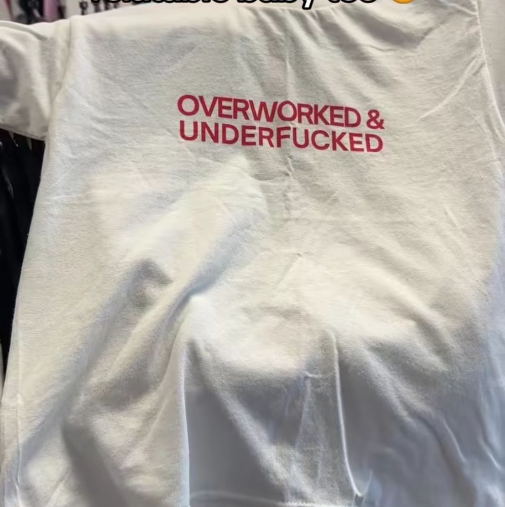 Clothes says overworked and underfucked. 