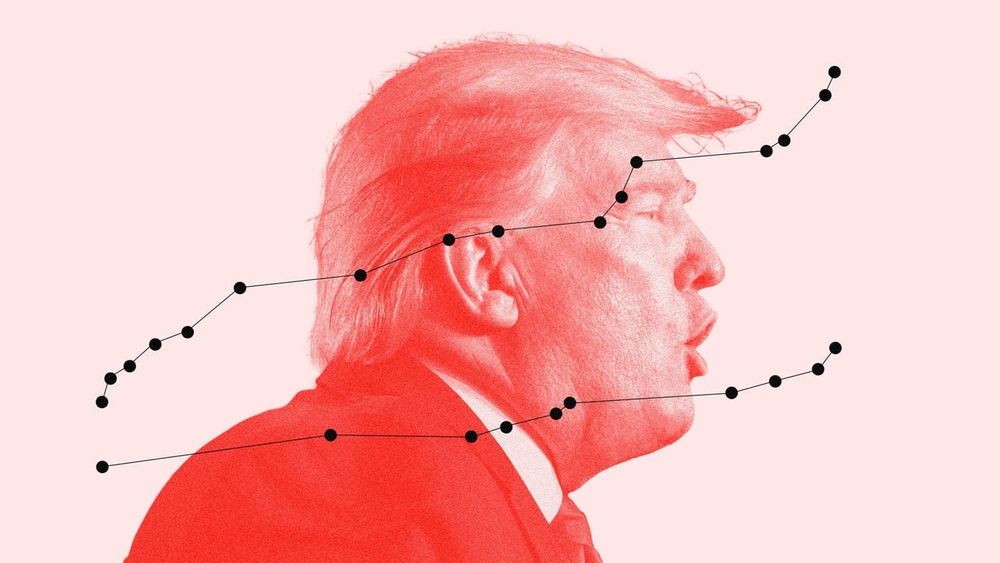 Follow our presidential approval rating poll tracker to see how favourably Americans view Mr Trump