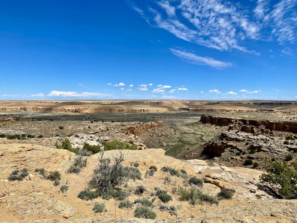 A few from atop the mesa, looking across open canyons.
