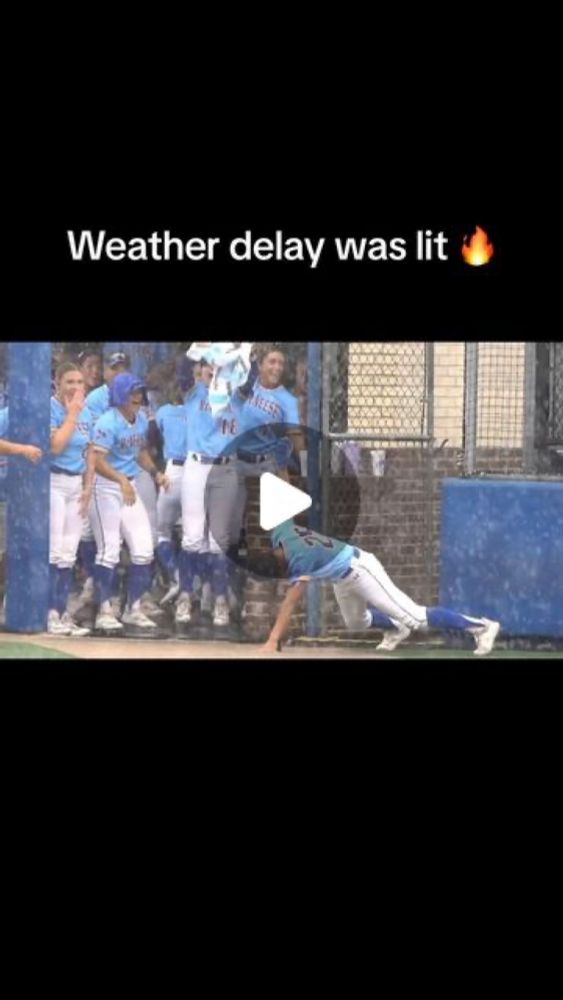 TOGETHXR on Instagram: "A softball danceoff during a weather delay just makes so much sense 😂 

(via @la_sports_photography/TT)

#softball #women #funny"