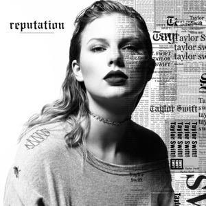 Album cover for reputation by Taylor Swift.
