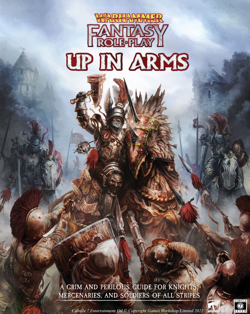 Up In Arms cover for Warhammer Fantasy Roleplay