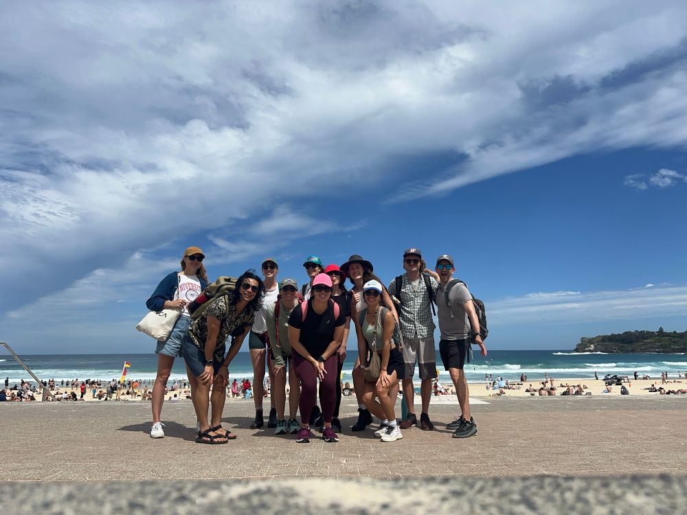 Photo of 11 members of the Thriving Oceans Research Hub