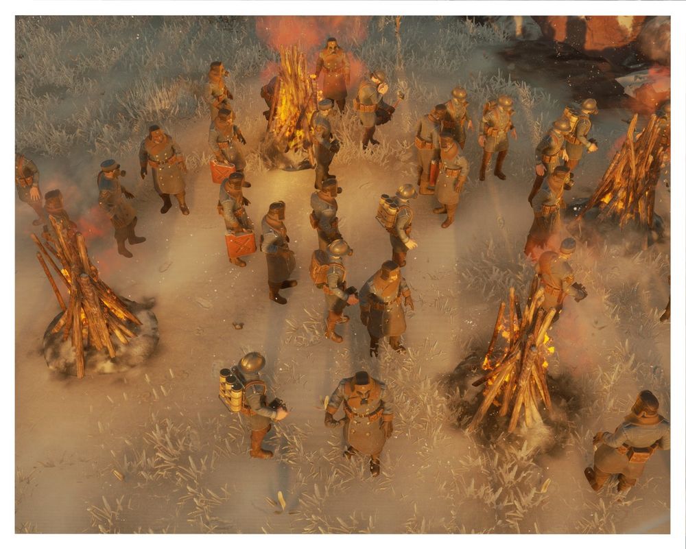 It's freezing cold this winter, so how about a little campfire to warm you up? 