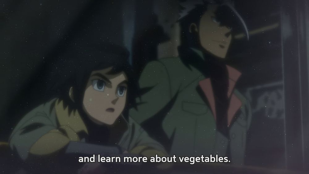 Mikazuki: "and learn more about vegetables."