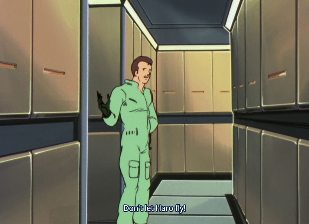 Guy in the hall: "Don't let Haro fly!"