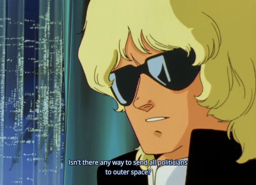 Quattro: "Isn't there any way to send all politicians to outer space?"