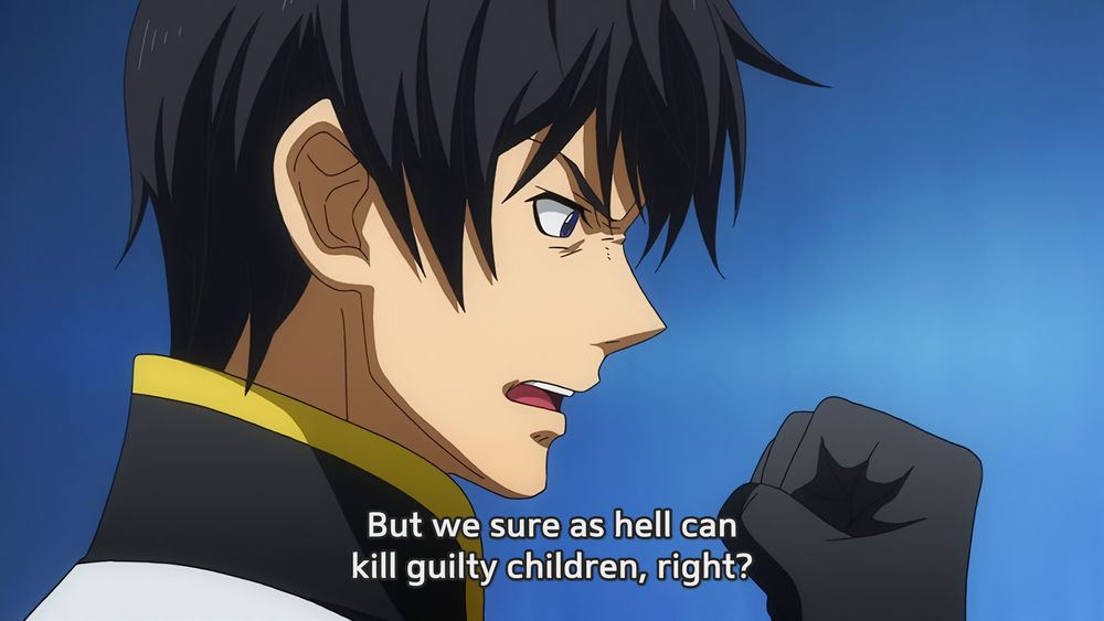 "But we sure as hell can kill guilty children, right?"