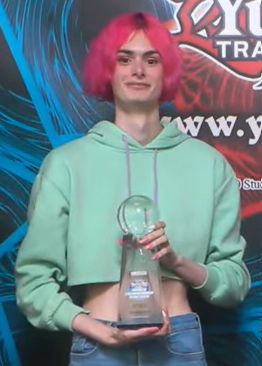 Jessica R., a trans woman who kicked ass and won the Yu-gi-oh World Championship Qualifier on July 2nd, 2023.