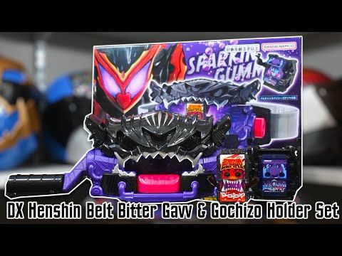 DX Henshin Belt Bitter Gavv & Gochizo Holder Set Review