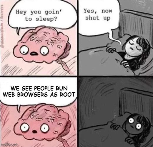 and they post screenshots doing it.