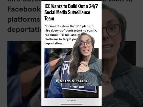 ICE is building a surveillance network. They’re checking your social media and building a file.