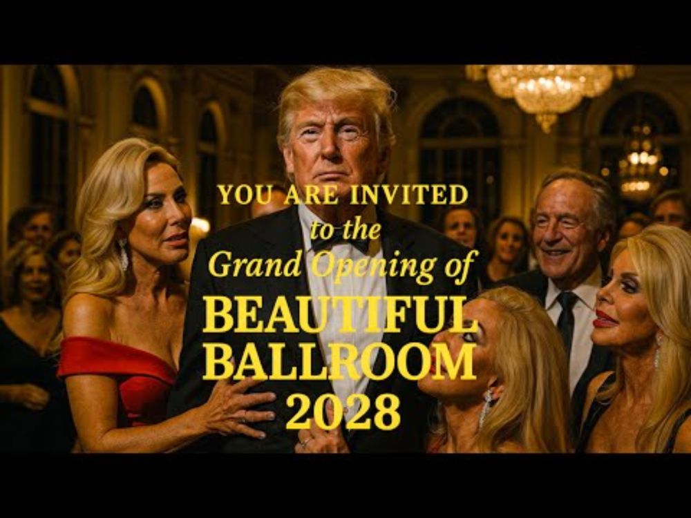 🇺🇸🍾 You are invited to the grand opening of the Beautiful Ballroom. #ai  #maga #democracy 