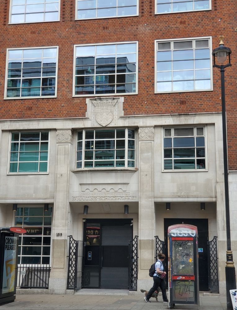 The building that housed St. Martin's School of Art on Charing Cross Road in London earlier this year. 