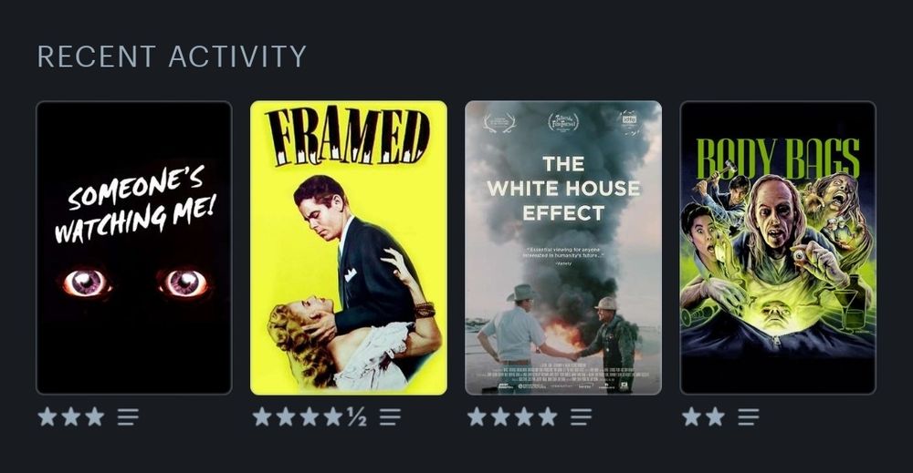 Someone's Watching Me!, Framed, The White House Effect, Body Bags 