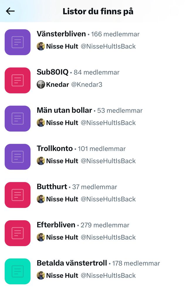 Nisse tycker om mej