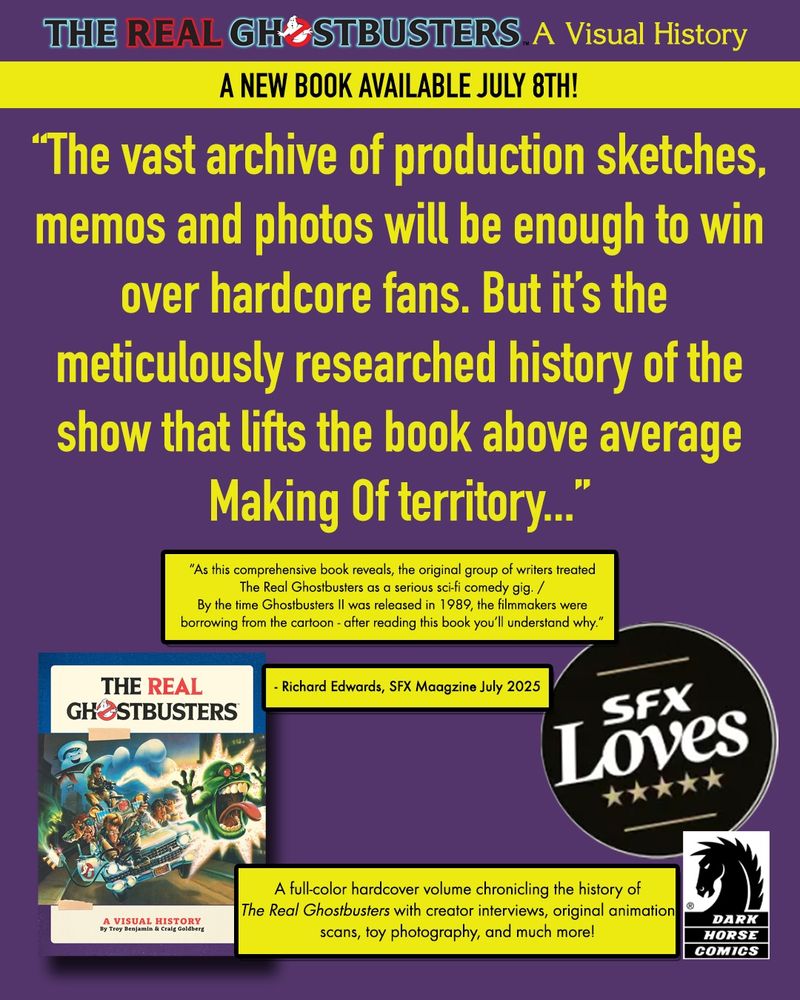 Richard Edwards highly recommends The Real Ghostbusters A Visual History for SFX Magazine