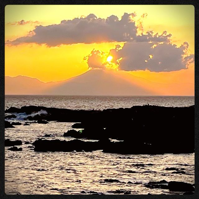 Fuĵi-Monto de Ĵogaŝima (vespero)