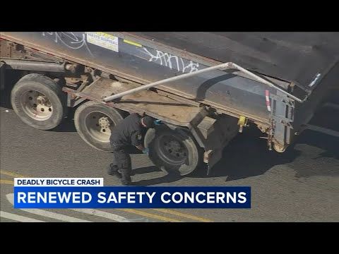 Bicyclist killed after being struck by truck in Southwest Philadelphia