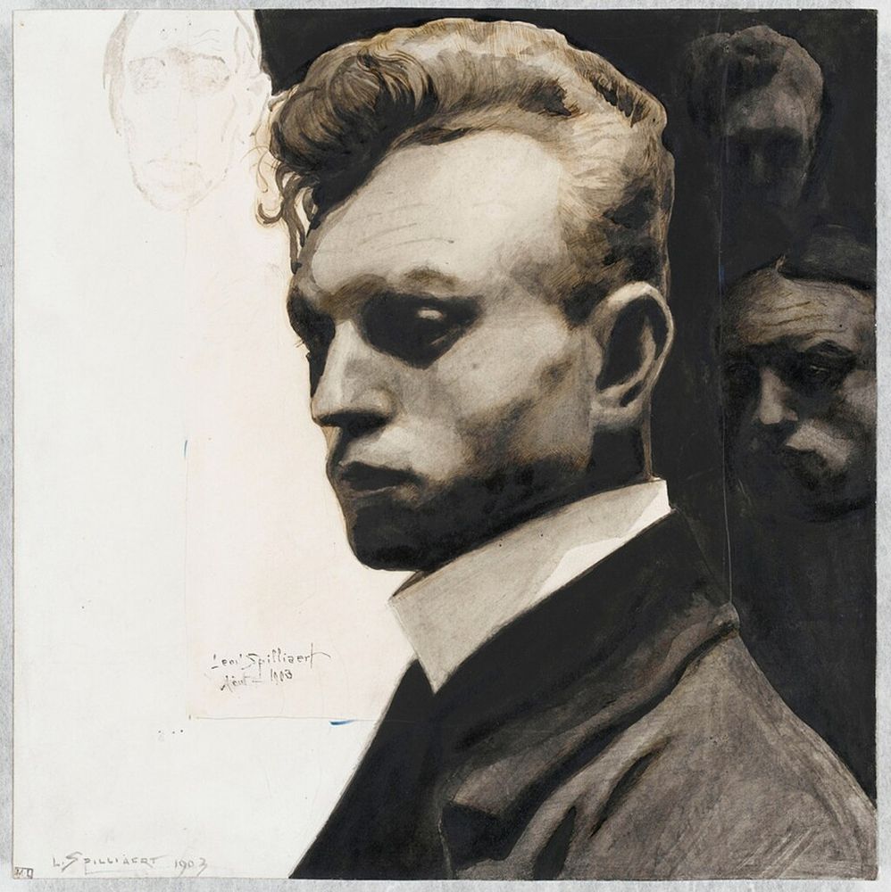 Self-Portrait with Masks, 1903