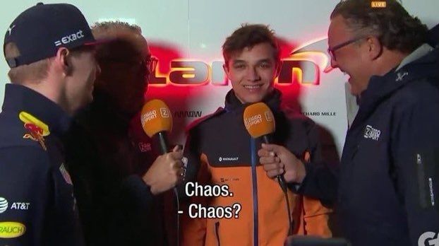 Lando Norris chaos meme