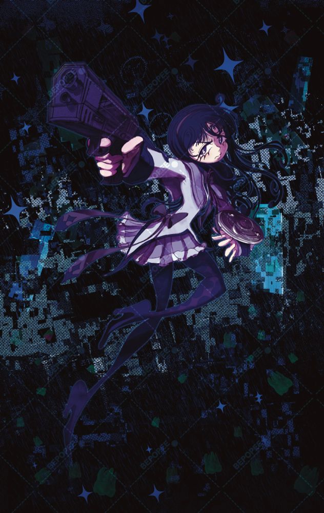 Illustration of anime character Homura Akemi