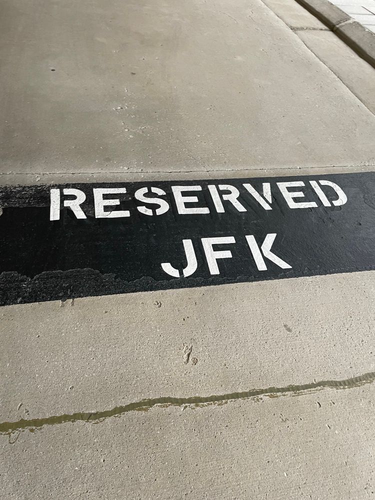 Says “Reserved JFK”
