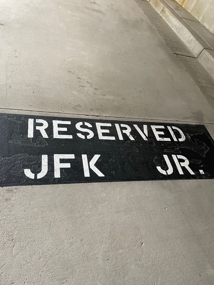 Says “Reserved JFK Jr”