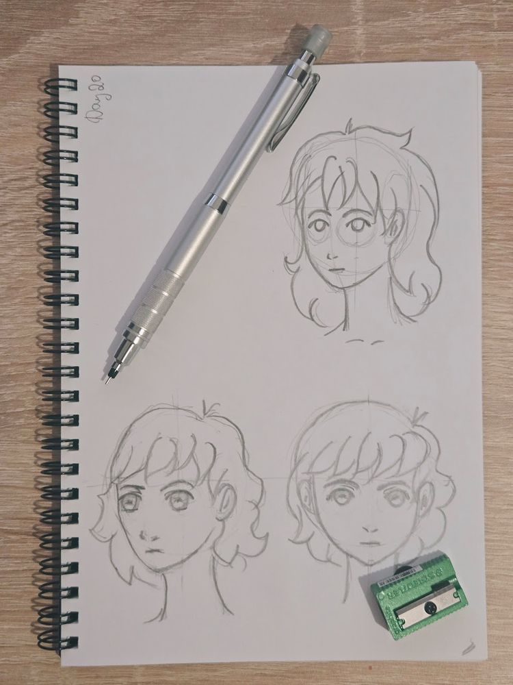 3/4 faces, still so-so