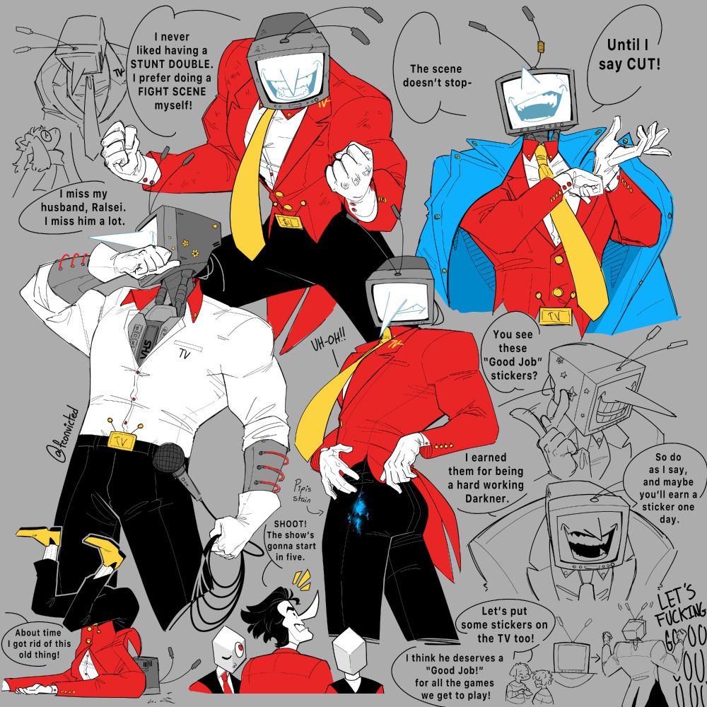 a bunch of tenna sketches. when will it end? who knows!