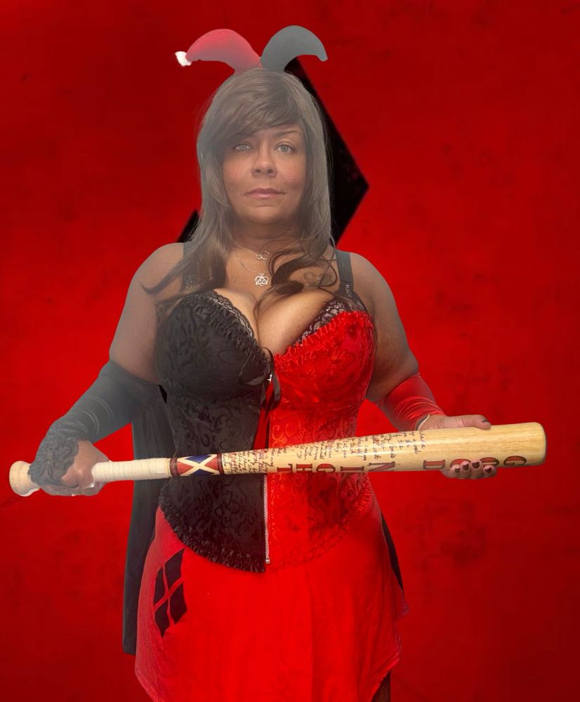 Me dressed as DC Comics Harley Quinn