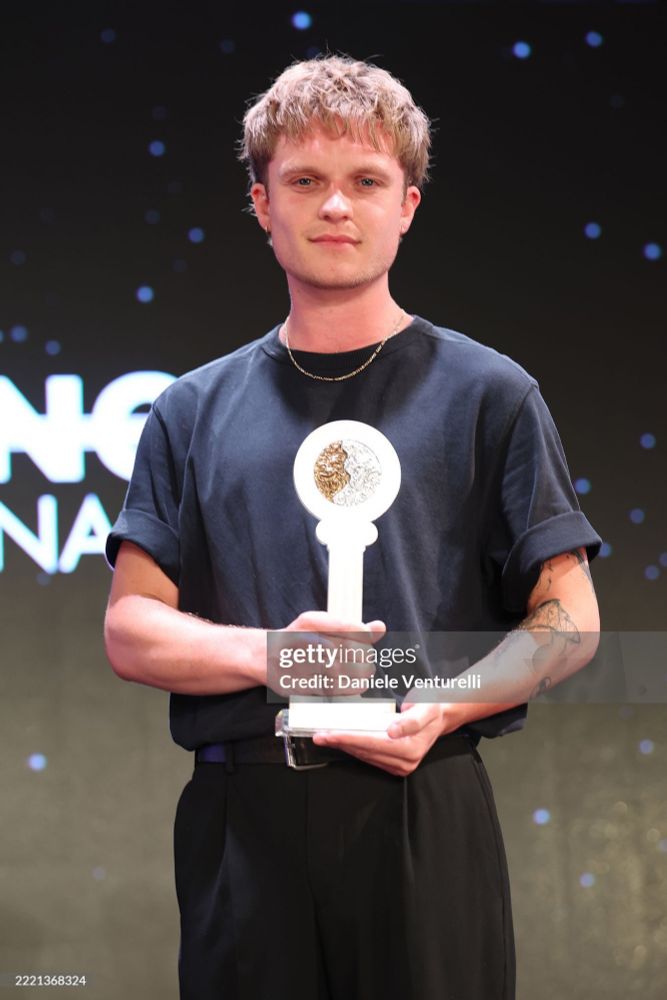 Tom Glynn-Carney attends the Filming Italy 2025 red carpet at Forte Village Resort on June 21, 2025