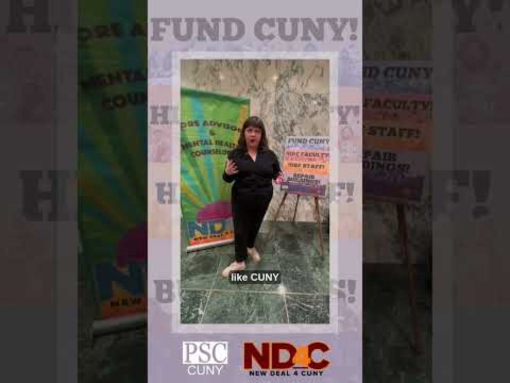 Assemblywoman Emily Gallagher supports CUNY