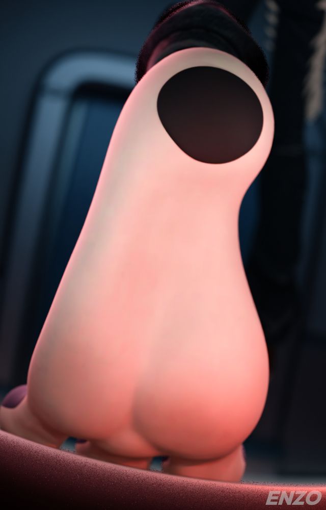 meowskulls from fortnite lifting her foot up mid step as the camera focused on her soles in the blender cycles engine 