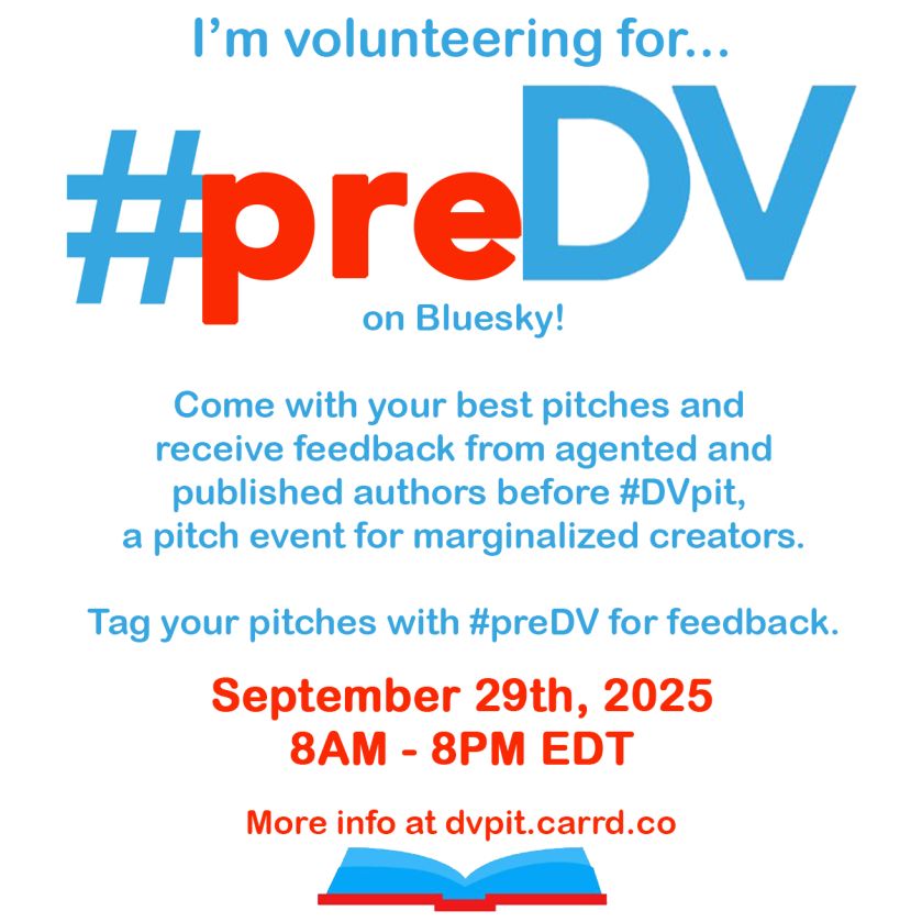 advertisement for #DVPit letting folks know I'm volunteering. Go to dvpit.carrd.co for more info.