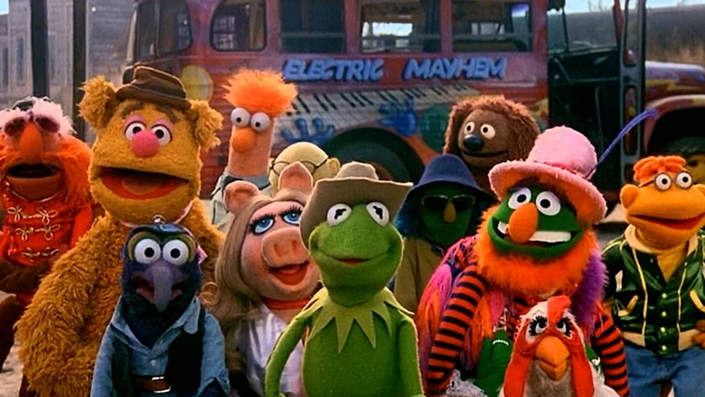 Several muppets stand facing the camera. Discerning which member of my crew is which specific muppet is an exercise left to the skeetee.