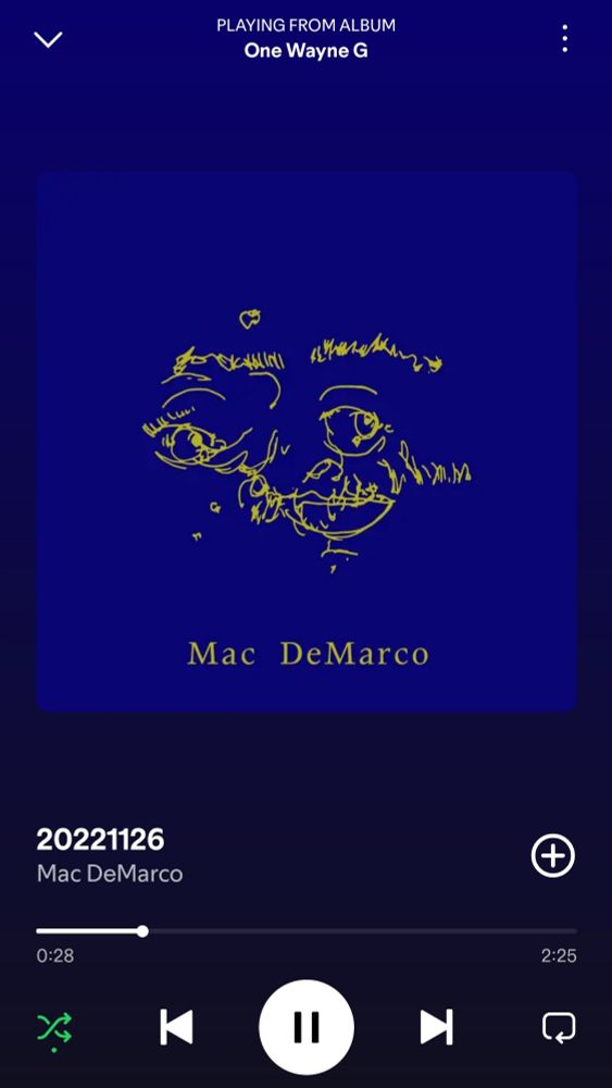 20221126 by Mac DeMarco, from "One Wayne G"