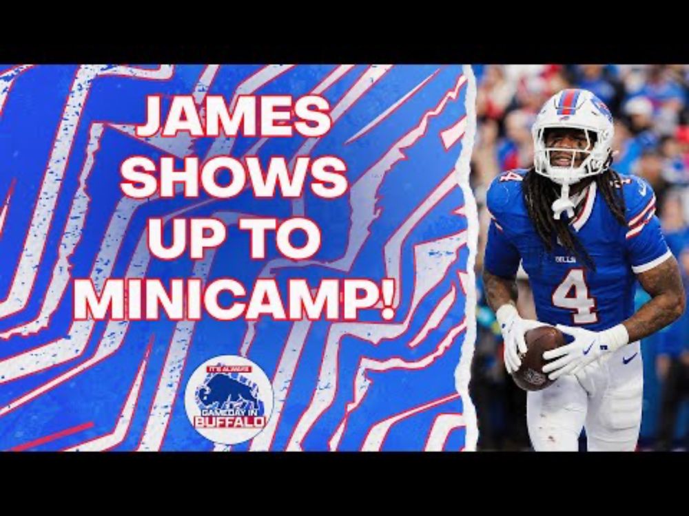 Our initial reactions to James Cook attending Buffalo Bills minicamp | Always Gameday in Buffalo