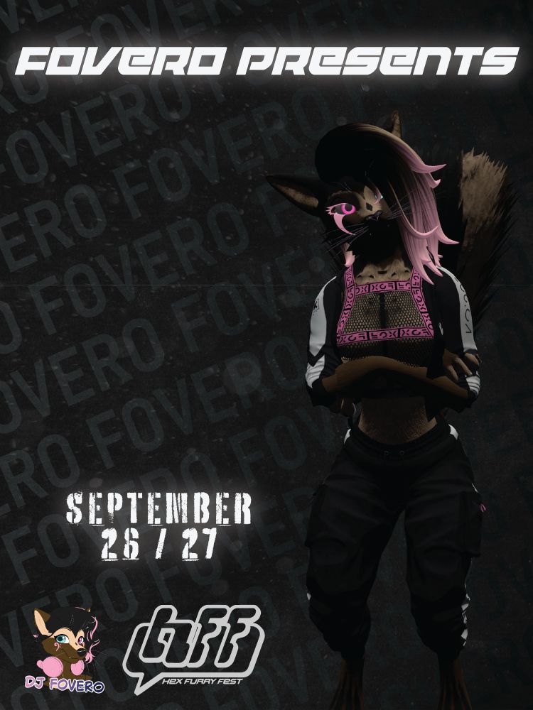 A promo image for HFF, with Fovero posing with crossed arms.