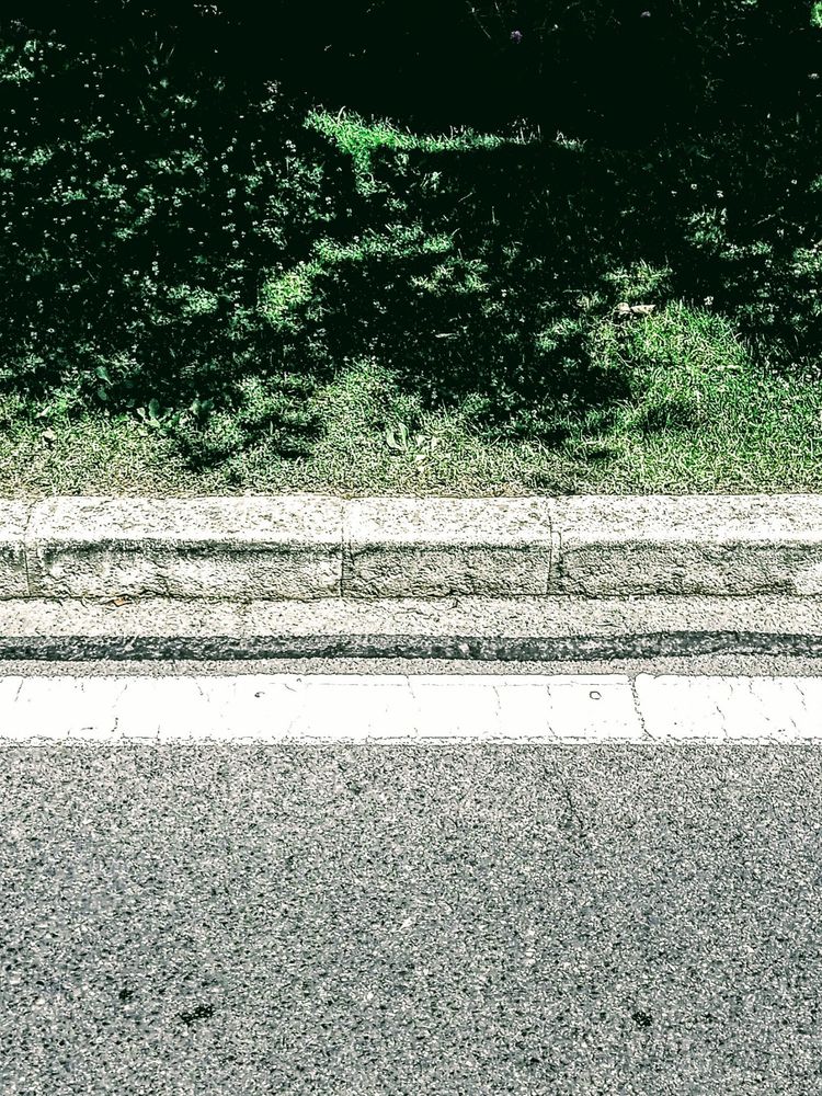 Route goudronnée. A paved road