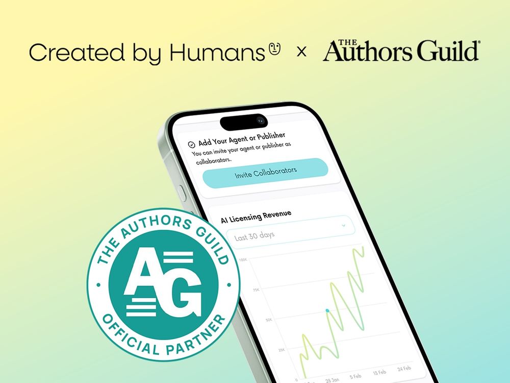 Authors Guild Partners with Created by Humans to Empower Authors in the AI Era - The Authors Guild